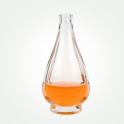 Bouteille en verre ambre avec bouchon de verre 500 ml/700 ml/750 ml de capacité Hotsale Parfum vide