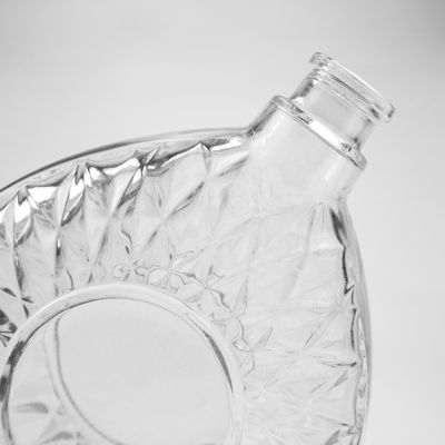 Boissons industrielles Bouteille en verre de 500 ml pour le whisky clair et durable