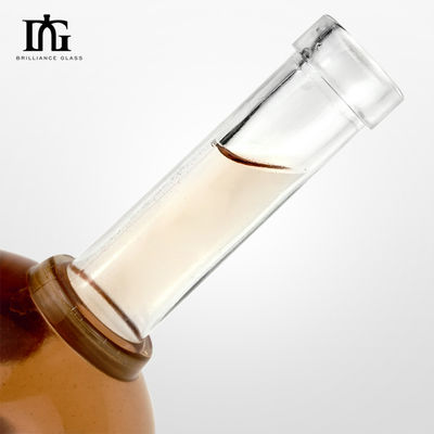 Collier Matériau en verre 500 ml Bouteille de whisky au rhum avec sérigraphie personnalisée et plus