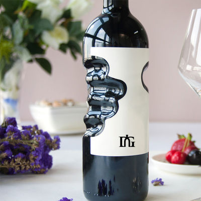 200 ml 375 ml 500 ml 750 ml 1000 ml bouteille en verre rond vide de silex liqueur de vin gin whisky vodka tequila bouteille en verre avec couvercle en liège