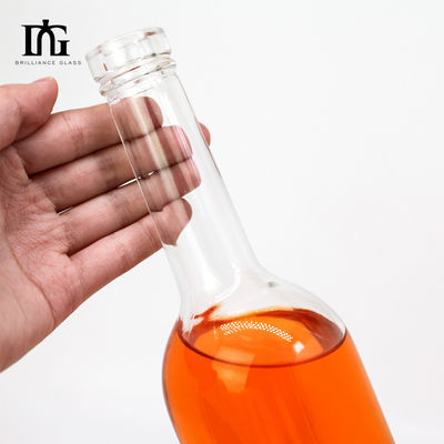 Sérigraphie et estampage à chaud Bouteille de vin en verre pour emballage personnalisé