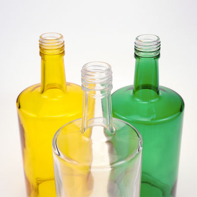 Bouteille en verre à épaule plate Super Flint pour les liqueurs et boissons personnalisées 500 ml 750 ml