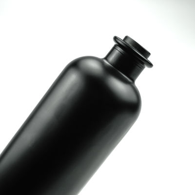 750 ml bouteille de verre rond clair avec bouchon de liège pour le cognac Gin rhum Vodka Tequila Liquor