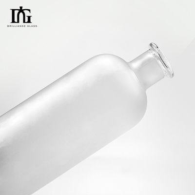 Bouteille à base lourde pour les liqueurs et les boissons 500 ml Bouteilles de vin glacé en verre extra flint