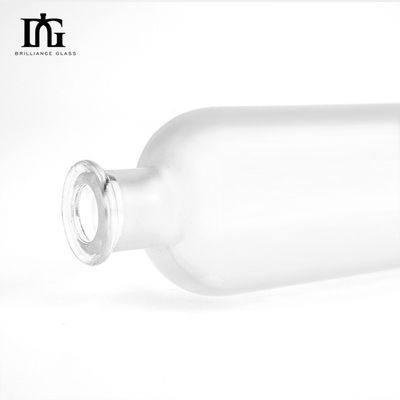 Bouteille à base lourde pour les liqueurs et les boissons 500 ml Bouteilles de vin glacé en verre extra flint