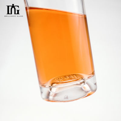 Boissons à bande verticale Bouteilles de verre transparentes avec bouchons de liège Cadeau d'anniversaire parfait