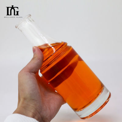 Bouteille en verre avec bouchon de liège et capacité de 250 ml/350 ml/500 ml/550 ml/650 ml/700 ml/750 ml