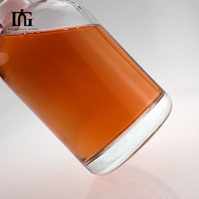 Brandy personnalisé 500 ml 700 ml 750 ml rhum vodka whisky liqueur gin bouteille en verre avec liège en verre