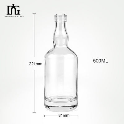 Boissons énergisantes Bouteille en verre avec bouchon de goula et liège polymère 1000 ml 750 ml 700 ml 500 ml