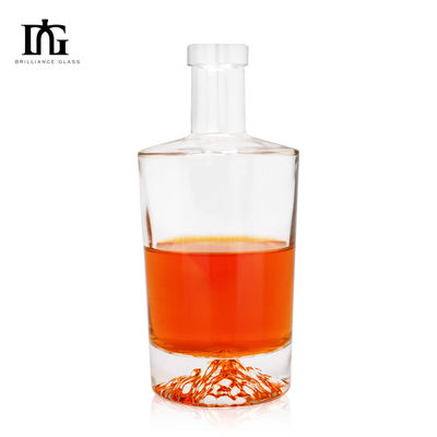 500 ml 700 ml 750 ml 1000 ml Gin nordique Whiskey Vodka Bouteille en verre avec montagne gravée