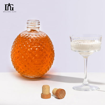 Bouteilles en verre à faible MOQ pour la vodka, le whisky, le rhum et le gin sur mesure