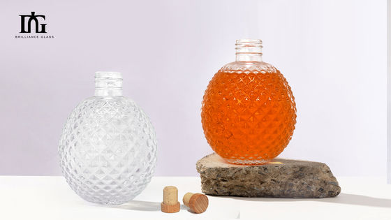 Bouteilles en verre à faible MOQ pour la vodka, le whisky, le rhum et le gin sur mesure