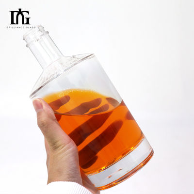 Bouteilles en verre de type CORK de 1000 ml/500 ml/700 ml/750 ml pour emballage de boissons alcoolisées et de vin