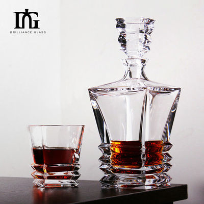 Bouteille de verre vide pour la vodka, le vin, le whisky, le rhum et le gin 500 ml/700 ml/750 ml/1000 ml Capacité