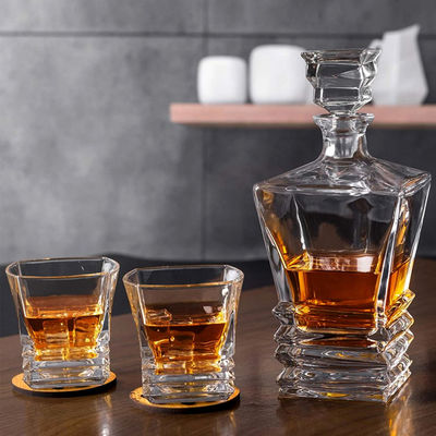 Bouteille de verre vide pour la vodka, le vin, le whisky, le rhum et le gin 500 ml/700 ml/750 ml/1000 ml Capacité