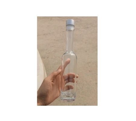 Bouteille en verre de 200 ml pour vodka et whisky Acceptable Matériau en verre OEM / ODM Capacité de 200 ml