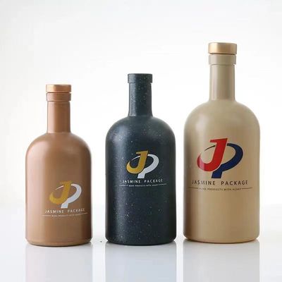 Boissons industrielles 500 ml 750 ml 1000 ml Whisky glacé Bouteille de liqueur avec liège