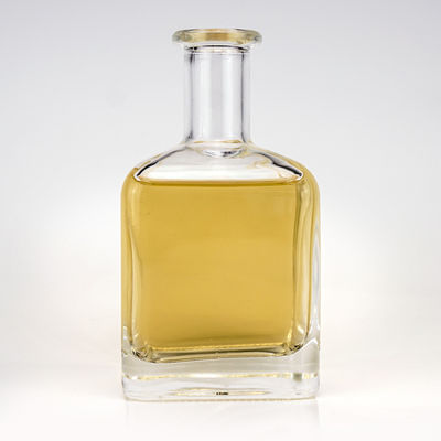 Bouteille de whisky en verre carré personnalisé 5CL 500ML 750ML Vial glacé