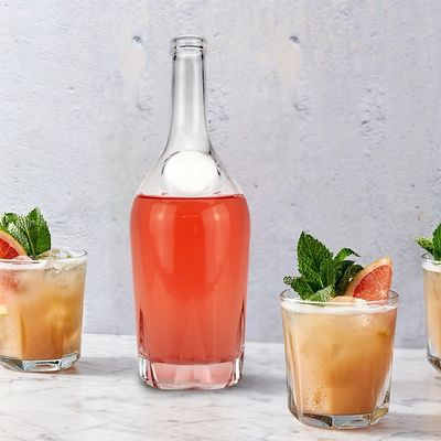 Bouteilles en verre pour liqueur Gin Whisky Vin Vodka Étiquette personnalisée