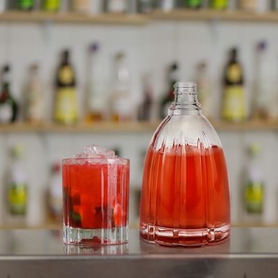 Bouteille d'alcool 500 ml 700 ml 750 ml avec couvercle