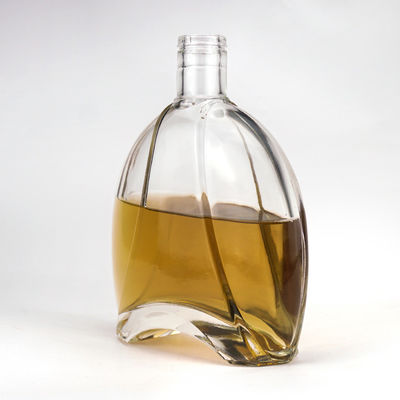 Bouteille en verre avec couvercle de liège scellé pour la vodka Tequila Gin pour le café Matériau de base du vin