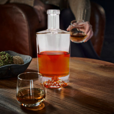 Bouteille en verre Super Flint capacité 600ml/700ml/750ml Parfait pour les liqueurs et les boissons
