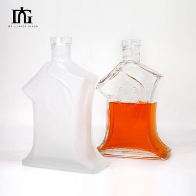 Bouteille en verre de 700 ml 70 cl 750 ml 75 cl pour le cognac Whiskey Gin Vodka
