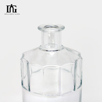 Logo du client acceptable Bouteilles en verre pour jus Brilliance Gin Bouteilles de vodka Ventes