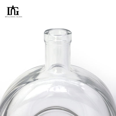 450 ml 500 ml Bouteille en verre pour les liqueurs et spiritueux Personnaliser Claire Ronde Classique vide