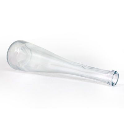 Bouteille en verre transparent avec fond rose de capacité 500 ml/750 ml