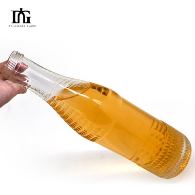 Fournit librement bouteille en verre 700 ml 500 ml pour le vin Vodka Brandy clair transparent vide
