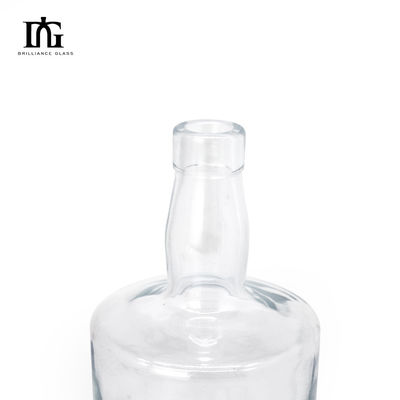Matériau du corps Verre 260 ml Mini bouteilles Bouteille en verre transparent pour le whisky et le vin