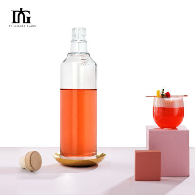 Finition 250 ml/350 ml/500 ml/550 ml/650 ml/700 ml/750 ml Bouteilles en verre pour les spiritueux Liqueur de vodka