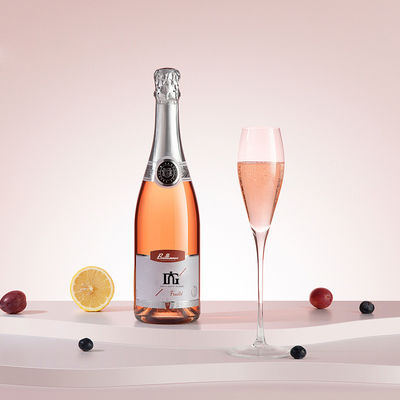 375 ml/500 ml/750 ml Bouteille de vin mousseux doré électroplaté avec type de joint de liège