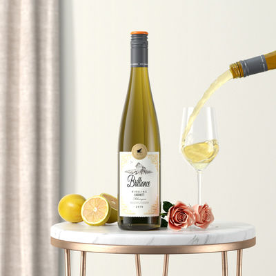 375 ml/500 ml/750 ml Bouteille de vin mousseux doré électroplaté avec type de joint de liège