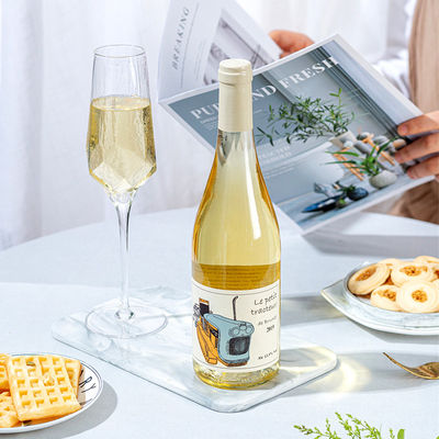 375 ml/500 ml/750 ml Bouteille de vin mousseux doré électroplaté avec type de joint de liège