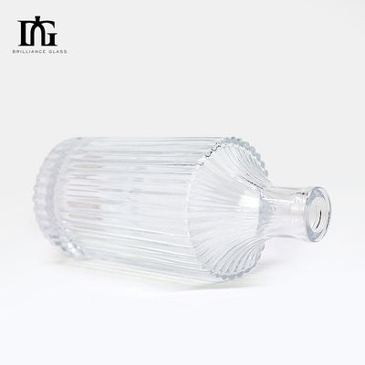Bouteille de vodka au gin au rhum à cristal clair Vente maximale 360 ml 500 ml 700 ml Bouteille en verre personnalisée pour alcool