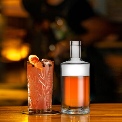500 ml 700 ml 750 ml étiquette gravée à chaud personnalisable étiquette de verre pour boissons