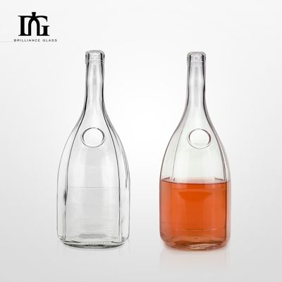 OEM/ODM Acceptable 1500 ml Bouteille de glace personnalisée pour le vin Bouteille de verre vide