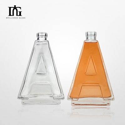 Surface de gravure Manipulation 50 cl Visque vide clair Vodka Bouteille en verre avec liège