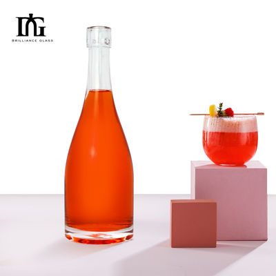 Bouteille en verre de 1000 ml/750 ml/700 ml/500 ml de capacité pour le vodka, le gin, le rhum et plus