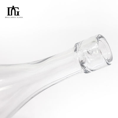 Bouteille en verre de 1000 ml/750 ml/700 ml/500 ml de capacité pour le vodka, le gin, le rhum et plus