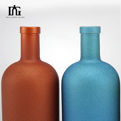 Bouteille en verre de 500 ml avec liège et bouchon à vis pour l' huile d' olive Liquor Gin Vodka Liquide Vente