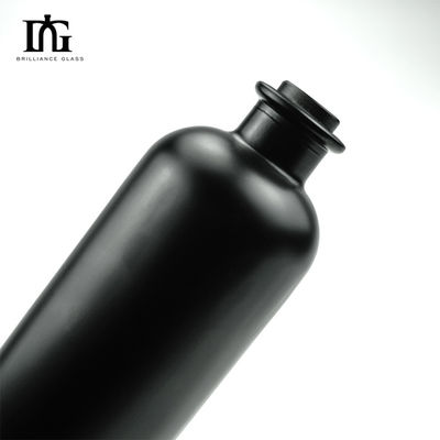 OEM/ODM Acceptable 750 ml Vodka Liquor Bouteille en verre avec couvercle métallique et bouchon à vis de liège