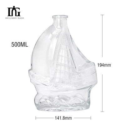 750 ml bouteilles en verre de vin Super Flint 500 ml bouteilles d'alcool 700 ml Glace Autres boissons