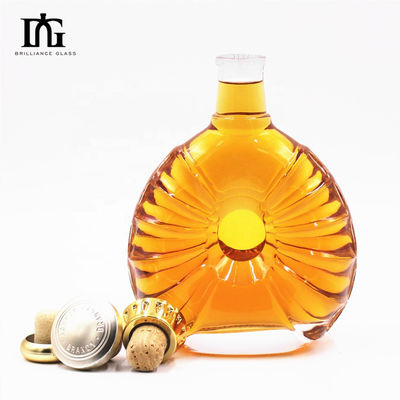 Surface de gravure Manipulation Bouteilles en verre de 500 ml pour boissons alcoolisées Design sur mesure