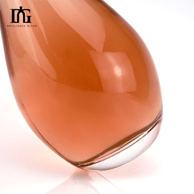500 ml/700 ml/750 ml Fin personnalisable Long cou mince Champagne Vodka Bouteille de verre de vin