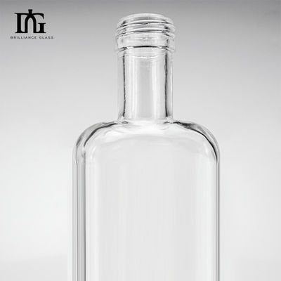 Bouteille en verre de vin de 260 ml carrés avec liège pour les options de gravure et de peinture personnalisées