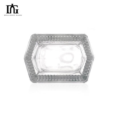 Bouteilles en verre de whisky et de vodka créatives de 650 ml avec une surface gravée avec un bouchon de liège et de vis