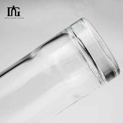 Graverie bouteilles de verre rondes et claires pour alcool